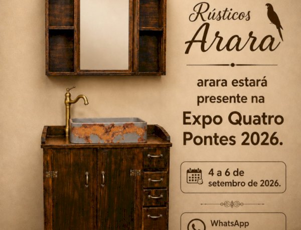 Móveis rústicos ganham protagonismo e valorizam ambientes com história e personalidade