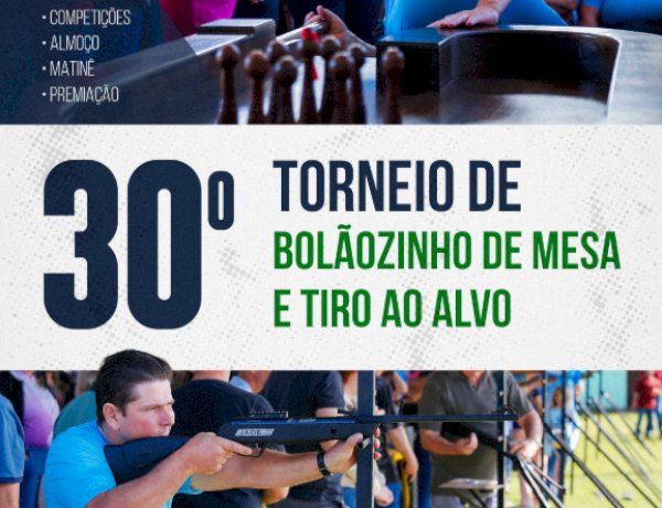 30º Torneio de Bolãozinho de Mesa e Tiro ao Alvo de Mercedes acontece neste domingo