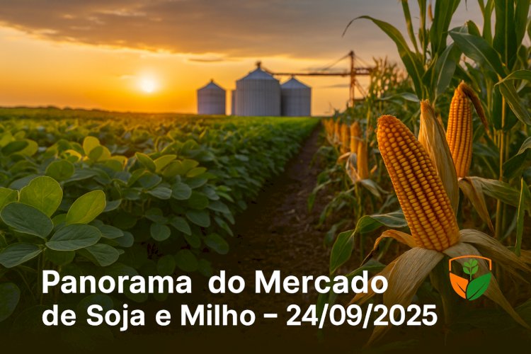 Panorama do Mercado de Soja e Milho em 24/09/2025  - Análise e Preços