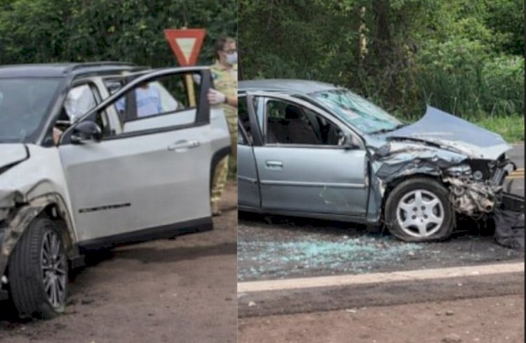 Grave acidente na BR-163 deixa quatro feridos no  acesso a Novo Horizonte, Marechal Rondon