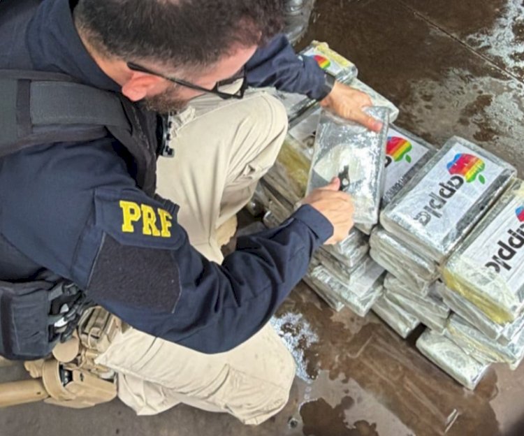 PRF apreende agrotóxicos ilegais e 42 quilos de cocaína em ações na fronteira do Paraná