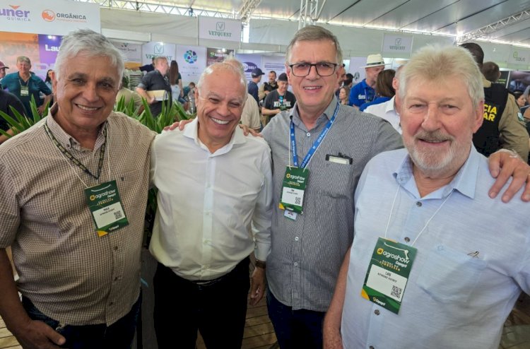 Prefeito Lari Hitz participa da abertura do Agroshow Copagril 2026 em Marechal Cândido Rondon