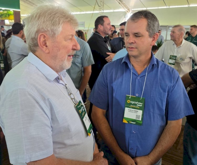 Prefeito Lari Hitz participa da abertura do Agroshow Copagril 2026 em Marechal Cândido Rondon