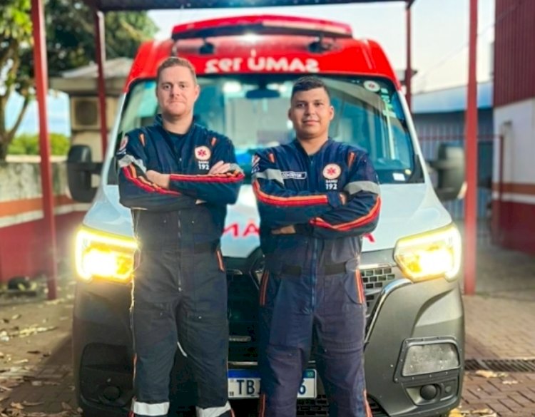 Equipes do SAMU e do PAM salvam idosa após parada cardiorrespiratória em Terra Roxa