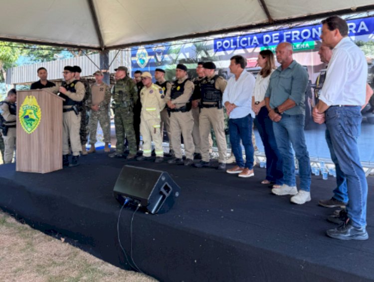 BPFRON inaugura nova base operacional de Polícia de Fronteira em Santa Helena