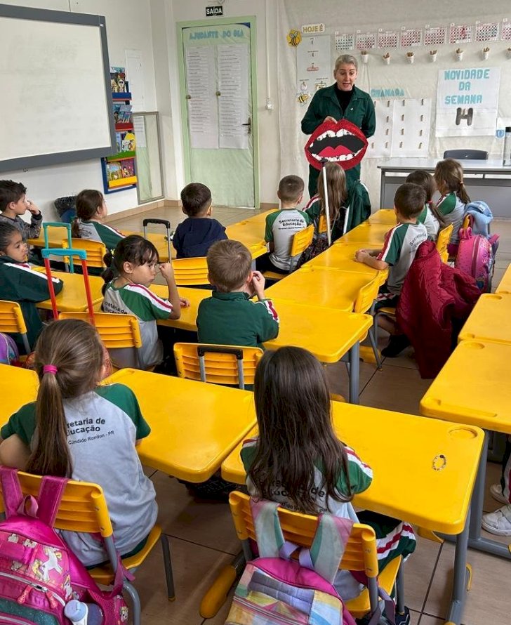 Secretaria de Saúde reforça ações de odontologia no Programa Saúde na Escola em Marechal Rondon