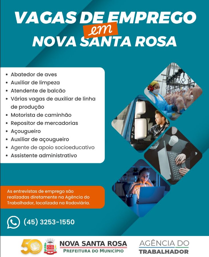 Inicie a semana empregado(a)