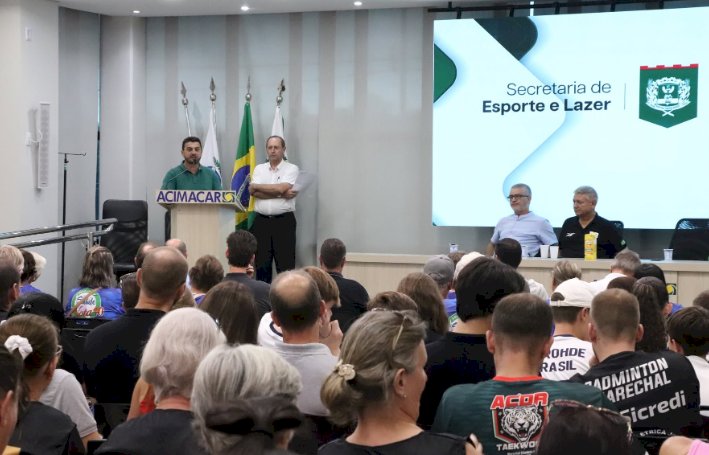 Secretário de Estado do Esporte anuncia grandes competições e investimentos para Marechal Rondon