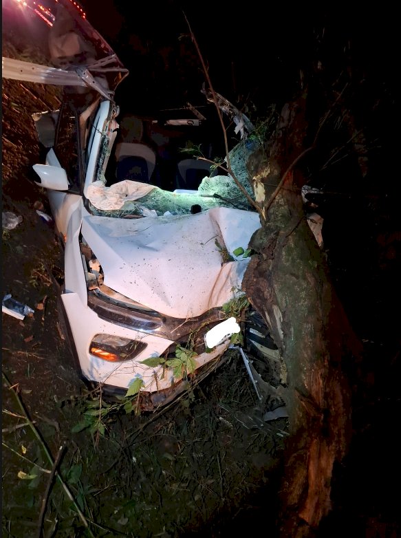 Motorista de 25 anos morre após acidente na PR-495 entre Missal e Santa Helena