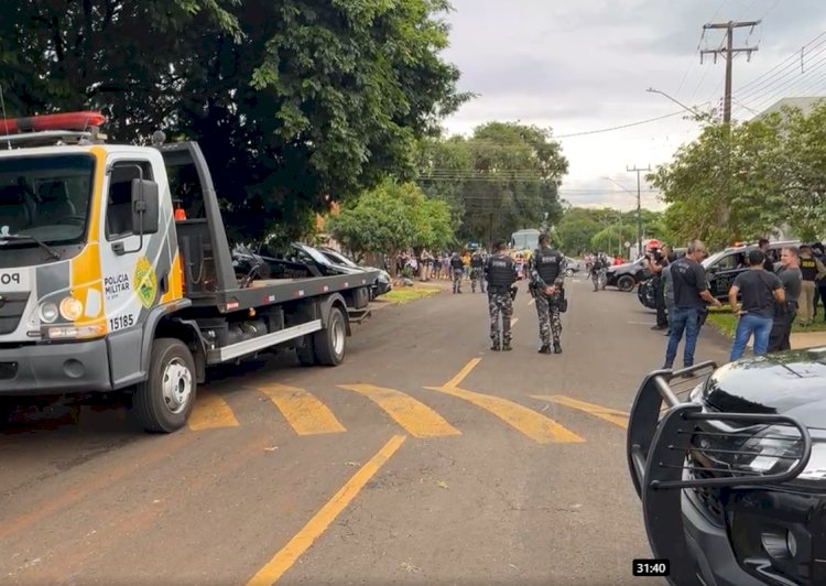 Dois suspeitos morrem em confronto durante operação policial contra piratas do asfalto  em Santa Terezinha de Itaipu
