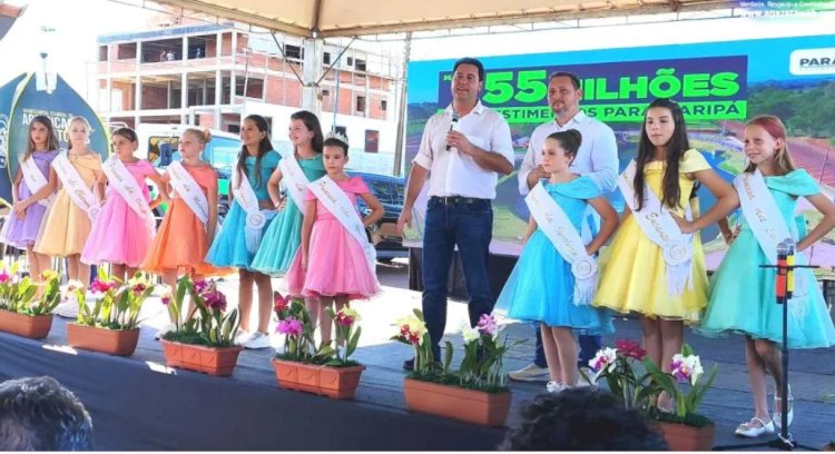 Ratinho Junior visita Maripá e destaca investimentos de R$ 55 milhões no município