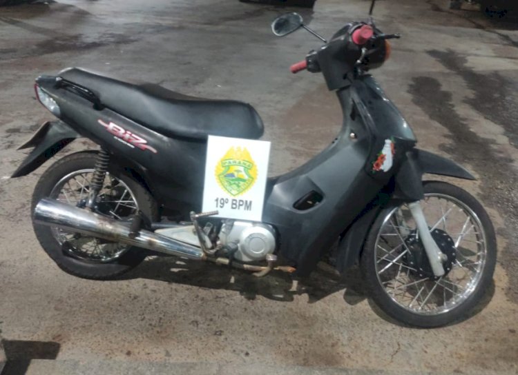 Motocicleta furtada é recuperada e homem é preso por receptação em São Pedro do Iguaçu