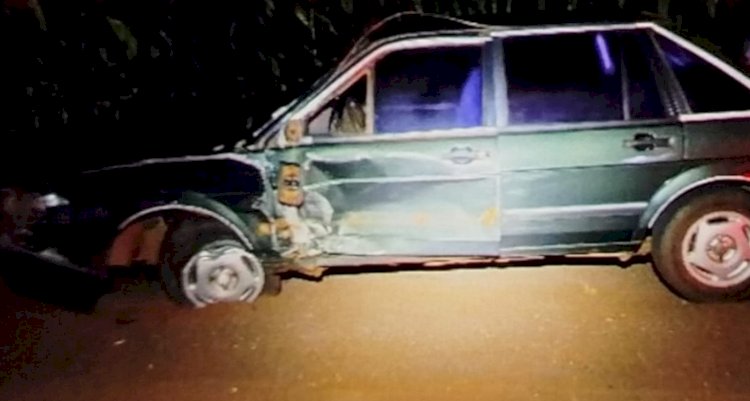 Acidente lateral é registrado na PR-182 em Maripá e não deixa feridos nesta sexta (27) a noite