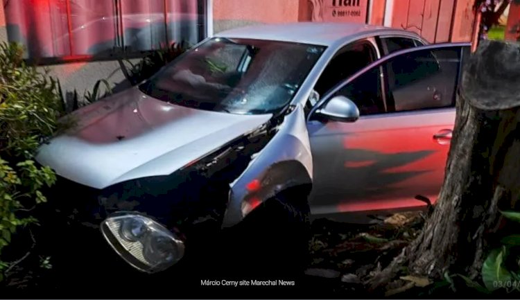 Motorista embriagado é preso após perder controle de veículo em Marechal Cândido Rondon