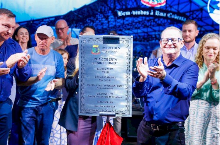 Inauguração da Rua Coberta reúne multidão e marca nova fase para Mercedes