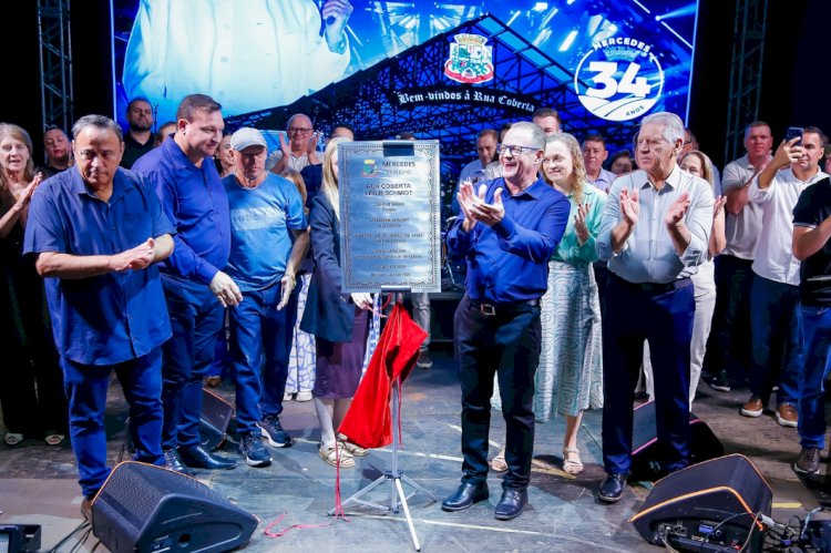 Inauguração da Rua Coberta reúne multidão e marca nova fase para Mercedes