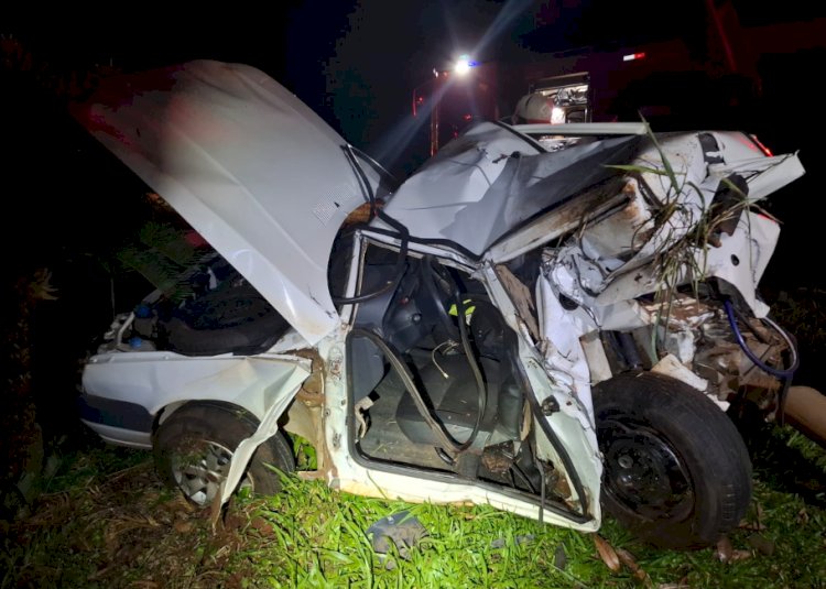 Colisão traseira na PR-317 termina com morte em São Pedro do Iguaçu