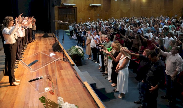 Culto Fraternal reúne igrejas e emociona público em Nova Santa Rosa