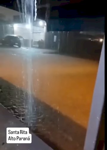 Temporal provoca alagamentos e avança por diversas regiões do Paraguai