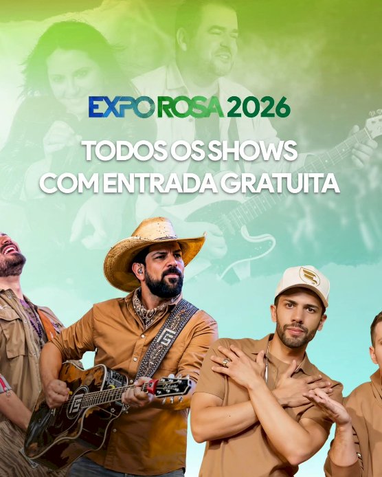 Faltam dois dias: Expo Rosa 2026 promete quatro dias de festa e programação intensa
