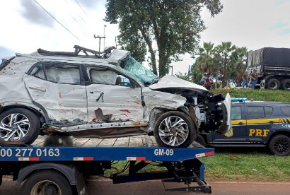 Neta  de  ex-prefeito de Pato Bragado morre em acidente  na BR-277, no Oeste do Paraná