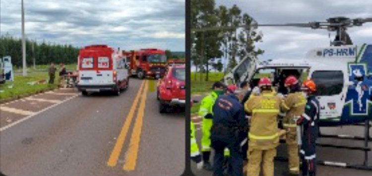 ATENÇÃO  EM PRIMEIRA MÃO, ACONTECEU AGORA;  Acidente com morte na PR 272