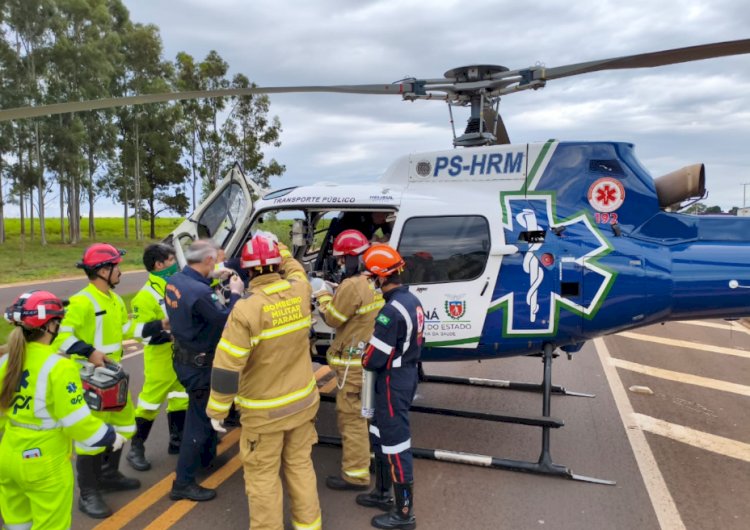 ATUALIZADO: Grave acidente na BR-272 em Iporã deixa uma jovem morta e mulher gravemente ferida