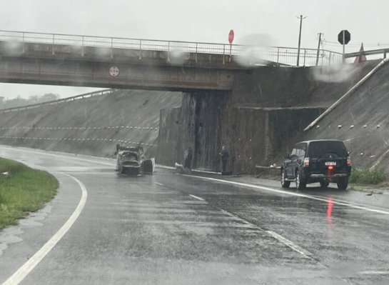 Acidente na BR-163 interdita faixa entre Quatro Pontes e Marechal Rondon