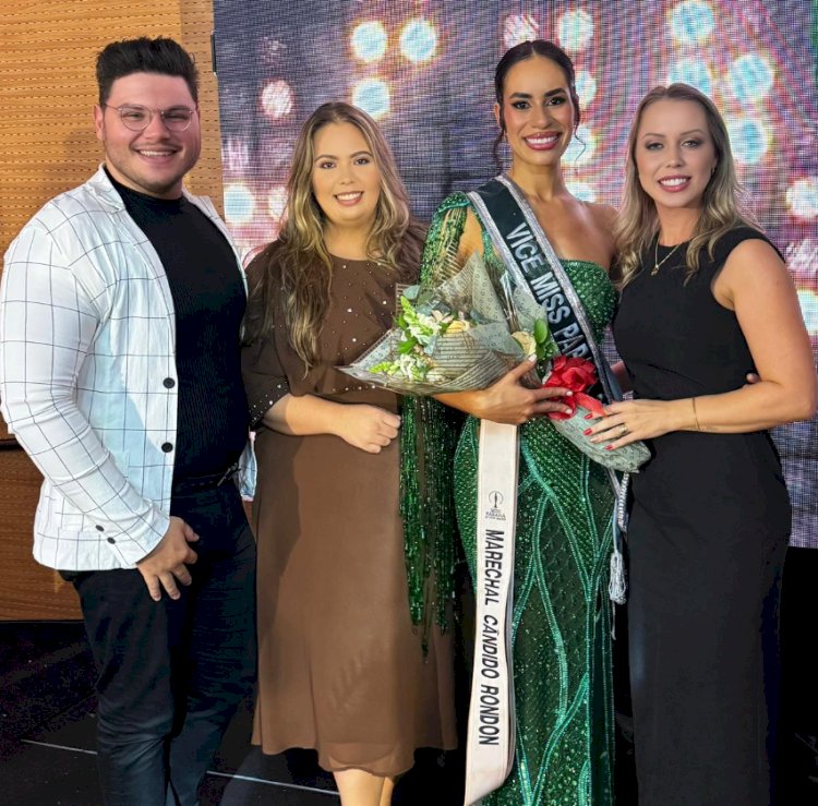 Rondonense conquista título de Vice Miss Paraná e destaca beleza local em concurso estadual