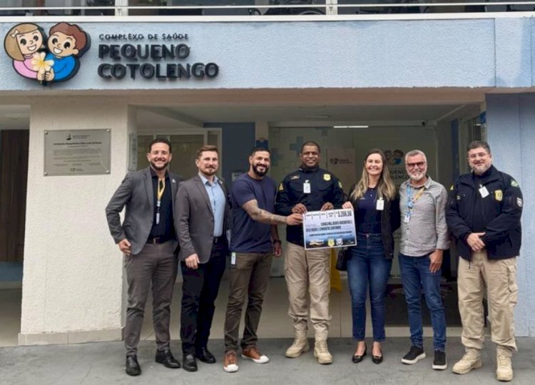 PRF destina mais de R$ 5 mil ao Pequeno Cotolengo após corrida solidária em Curitiba