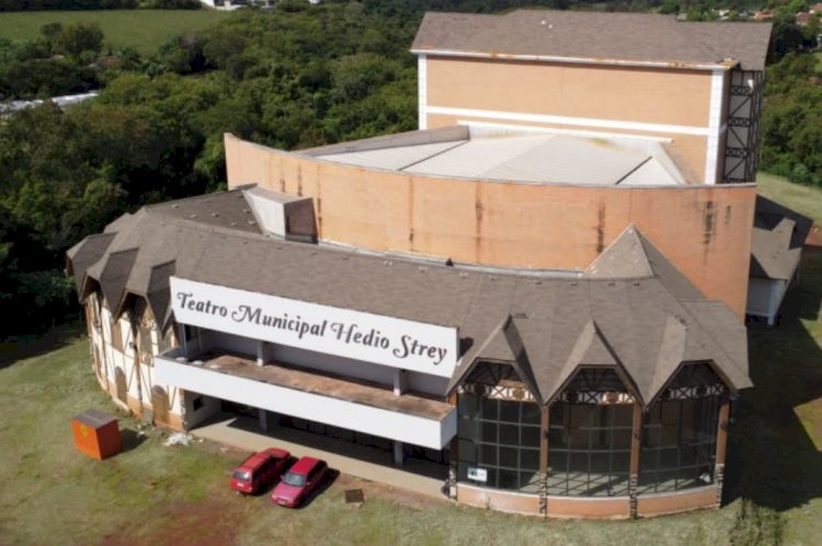 Obras para conclusão do Teatro Municipal Hedio Strey serão iniciadas em Marechal Rondon