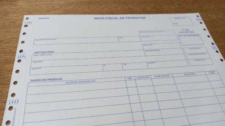 Produtores rurais têm até o fim de maio para apresentar notas fiscais físicas em Marechal Rondon