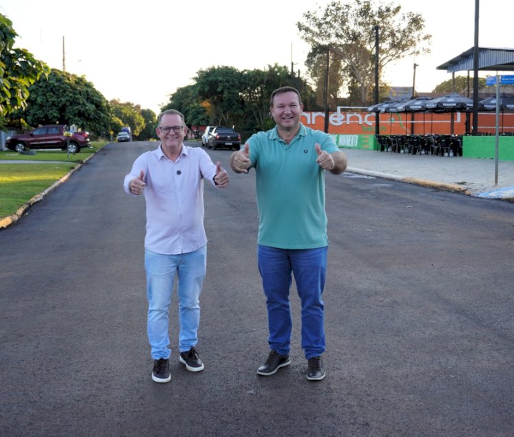 Obra de recapeamento asfáltico é concluída na região central de Mercedes