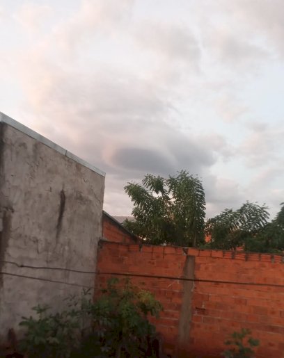 Nuvem em formato circular chama atenção de moradores em Marechal Cândido Rondon