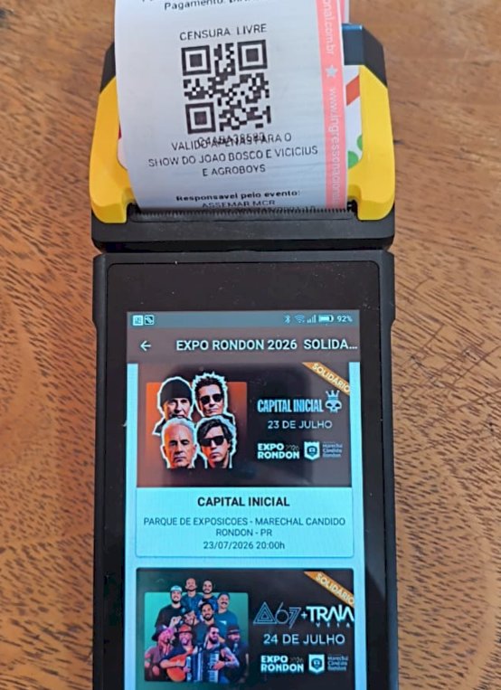 Ingressos solidários para os shows da Expo Rondon 2026 já podem ser adquiridos no parque de exposições