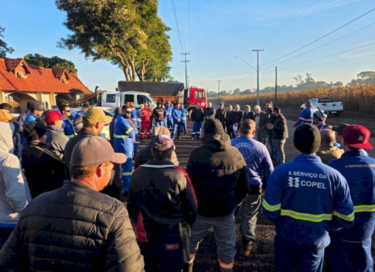 Mutirão de Poda da Copel mobiliza cerca de 80 profissionais em Nova Santa Rosa