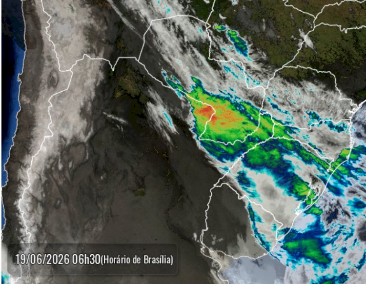 Previsão de Chuva e vento na região de Marechal Rondon