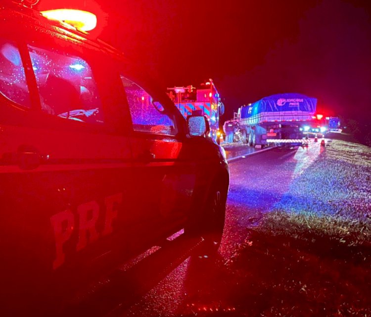 Colisão frontal na BR-277, em Guaraniaçu, deixa um morto