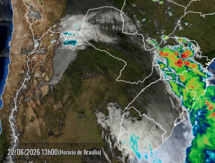 Marechal Cândido Rondon começa a segunda-feira (22) com alerta de tempestades e máxima de 19°C (já chove)