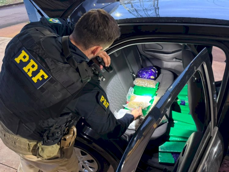 PRF apreende quase 1,3 tonelada de drogas e flagra veículos adulterados no Oeste do Paraná