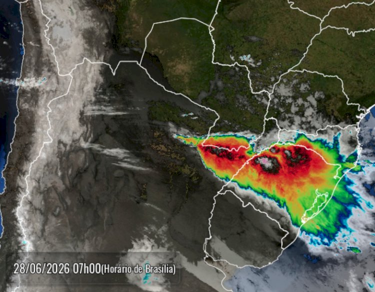 Domingo de tempestades em Marechal Cândido Rondon: alerta para chuvas fortes à tarde e à noite