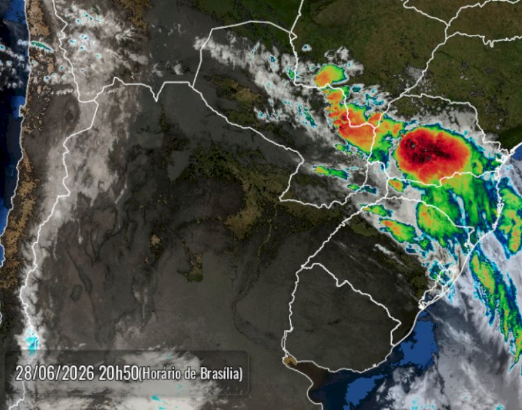 Mais Municípios do Oeste Registram Granizo no Início da Noite Deste Domingo