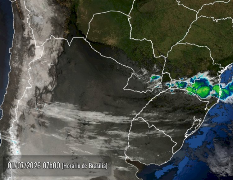 Tempo firme e quente nesta quarta  na região  Marechal Cândido Rondon, mas na  quinta vem frio
