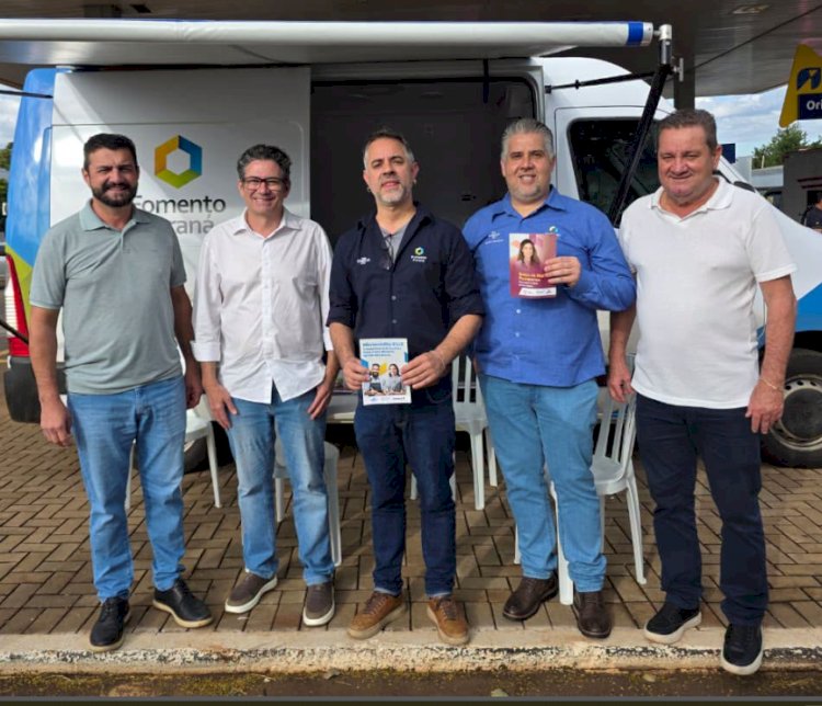 Van da Fomento Paraná Estaciona em Marechal Cândido Rondon e Oferece Crédito com Juros a Partir de 0,82% para Microempreendedores