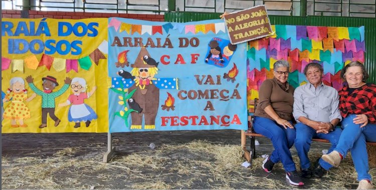 Festa Junina do CAF Reúne Crianças, Adolescentes e Idosos em Tarde de Integração e Tradição em Marechal Cândido Rondon