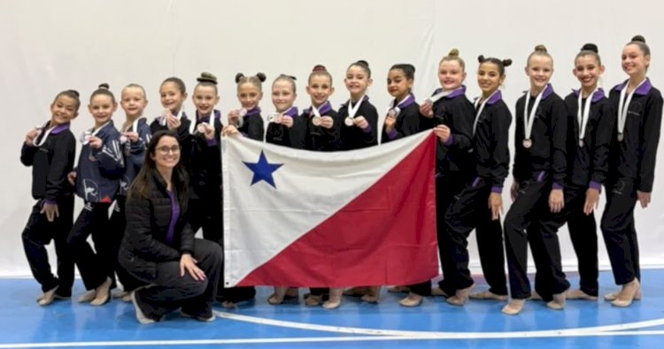 Nova Santa Rosa brilha com medalhas e domínio técnico na II Etapa da Copa Oeste de Ginástica Rítmica em Cascavel