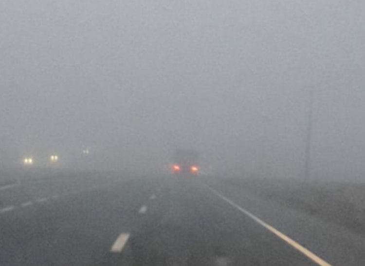 Frente fria provoca neblina densa na PR-163 entre Marechal Cândido Rondon e Toledo e exige atenção redobrada de motoristas
