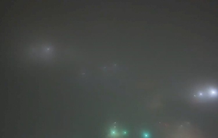 Frente fria provoca neblina densa na PR-163 entre Marechal Cândido Rondon e Toledo e exige atenção redobrada de motoristas