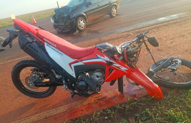 Colisão frontal na PR-364 em Palotina deixa dois feridos