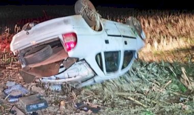 Sargento Pruinelli fala sobre a ocorrência que terminou em Capotamento e dois feridos em Nova Santa Rosa